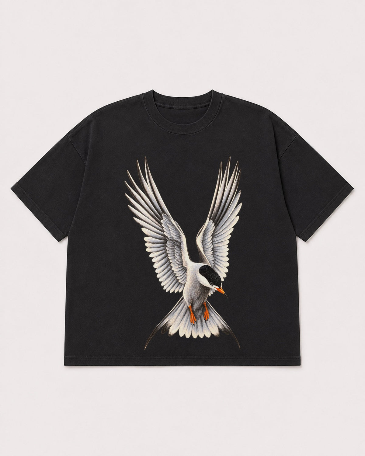 Mockup Boxy Heavyweight Tee Black product