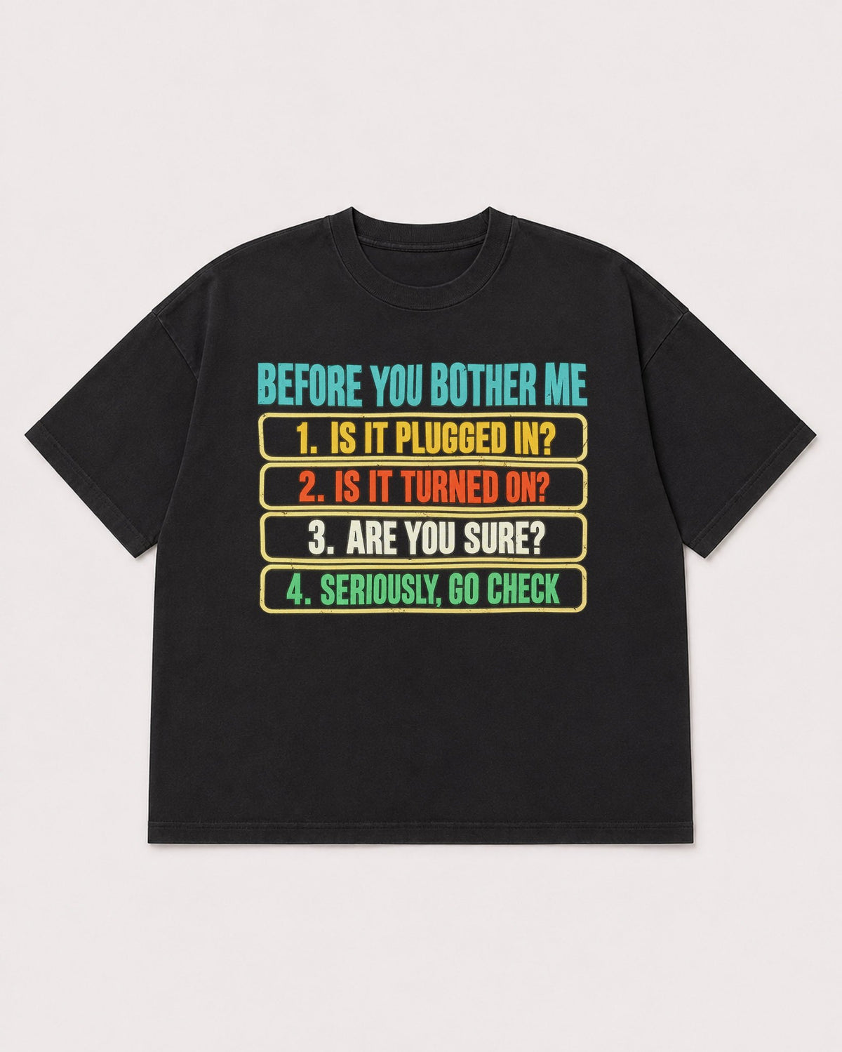 Mockup Boxy Heavyweight Tee Black product