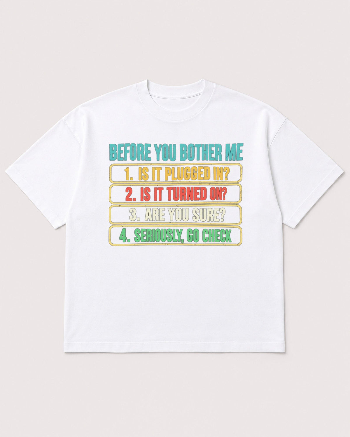 Mockup Boxy Heavyweight Tee White product