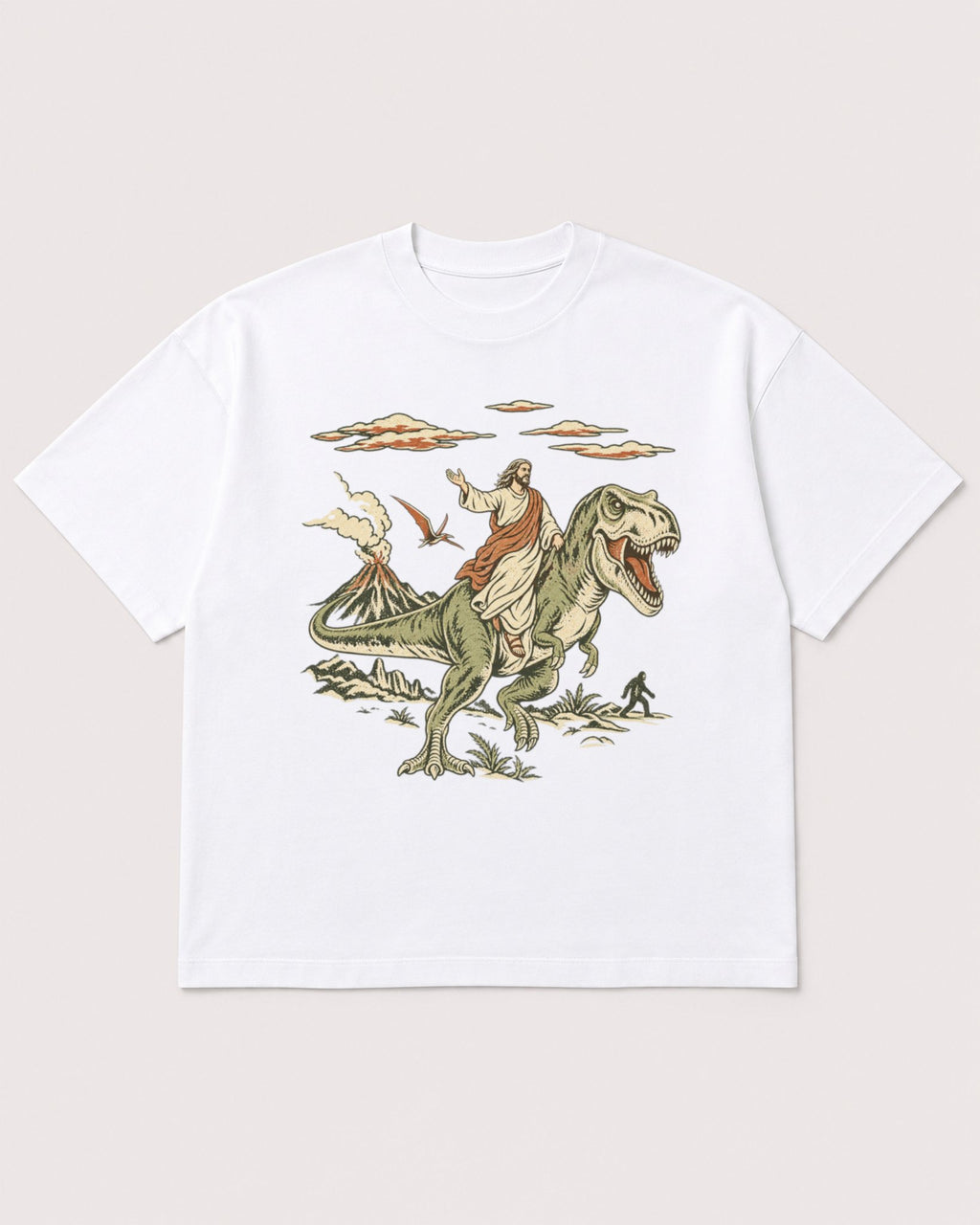 Mockup Boxy Heavyweight Tee White product
