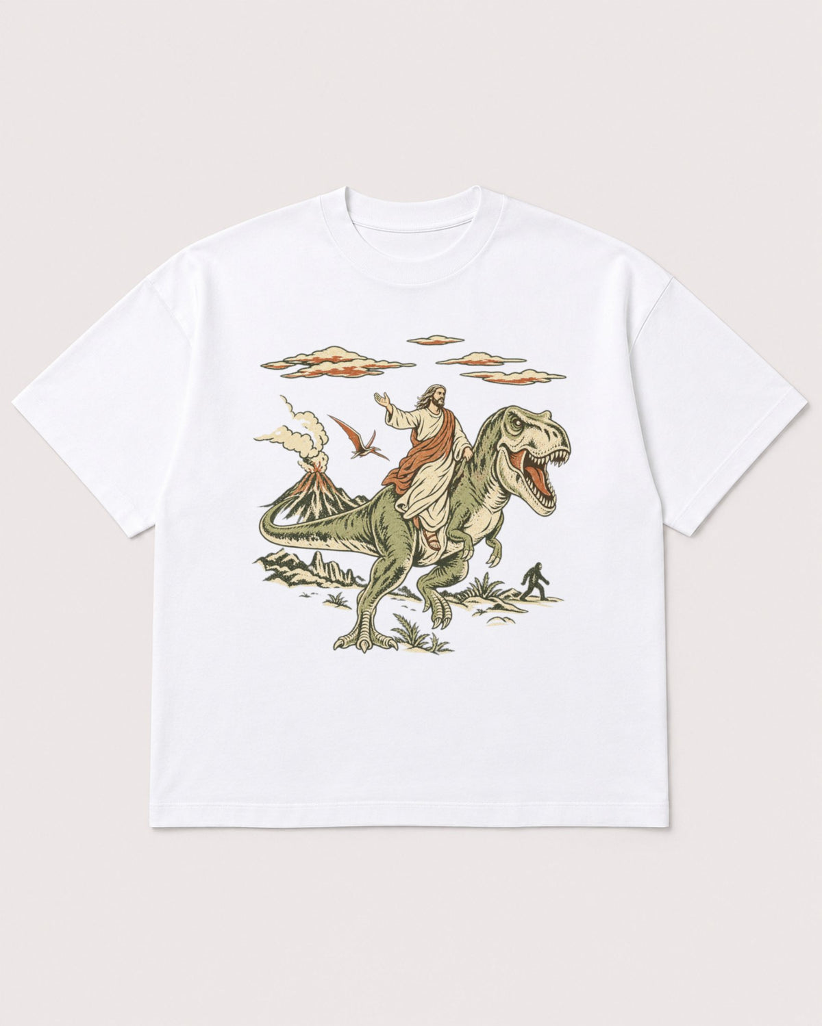 Mockup Boxy Heavyweight Tee White product