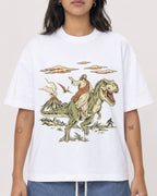 Mockup Boxy Heavyweight Tee White female close-up 36