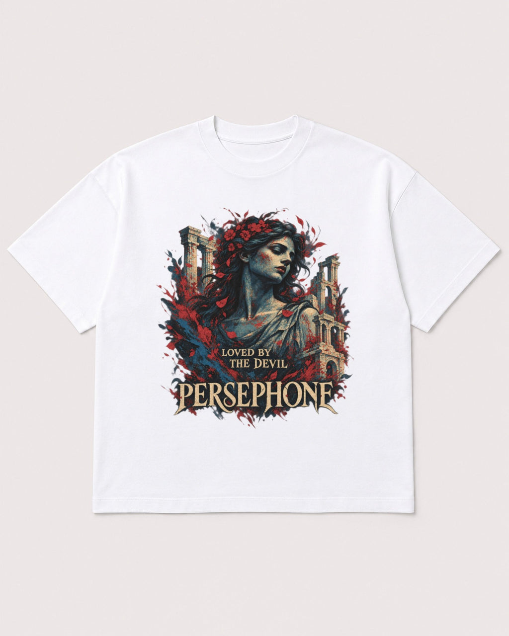 Mockup Boxy Heavyweight Tee White product