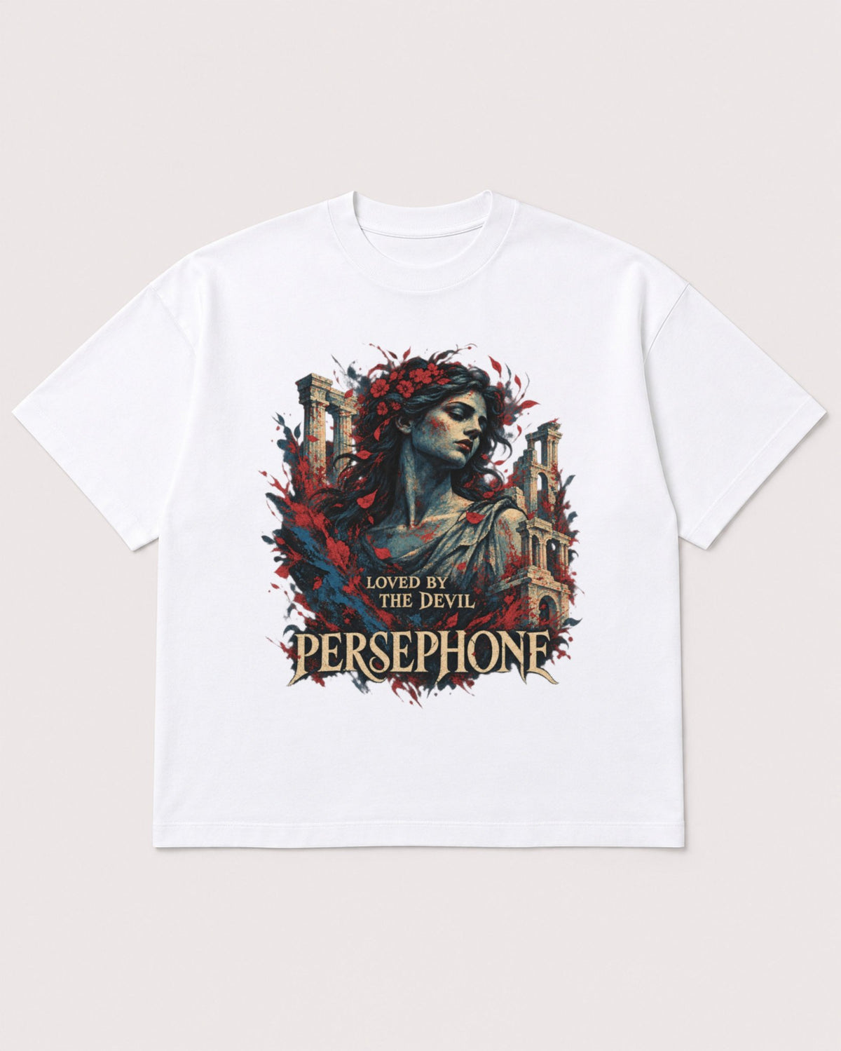 Mockup Boxy Heavyweight Tee White product