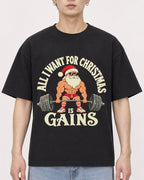 Mockup Boxy Heavyweight Tee Black male close-up 01