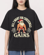 Mockup Boxy Heavyweight Tee Black female close-up 01