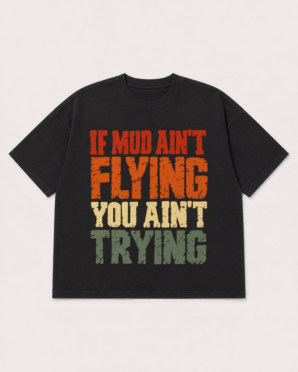 Mockup Boxy Heavyweight Tee Black product