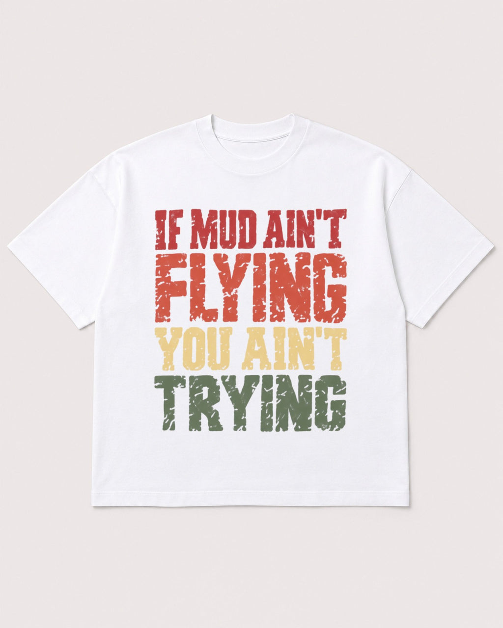 Mockup Boxy Heavyweight Tee White product