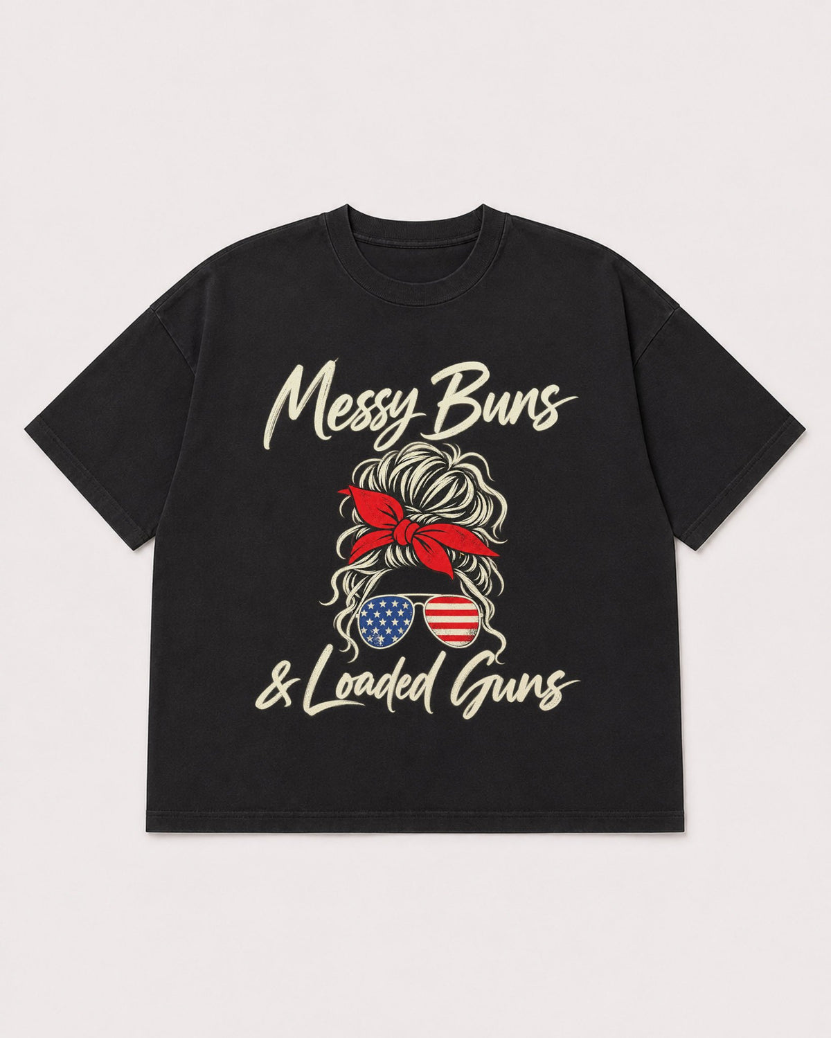 Mockup Boxy Heavyweight Tee Black product