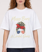 Mockup Boxy Heavyweight Tee White female close-up 09