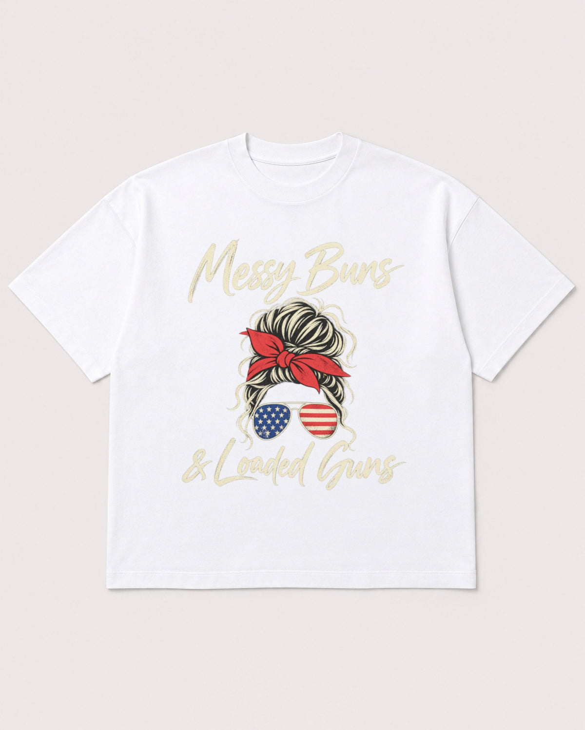 Mockup Boxy Heavyweight Tee White product