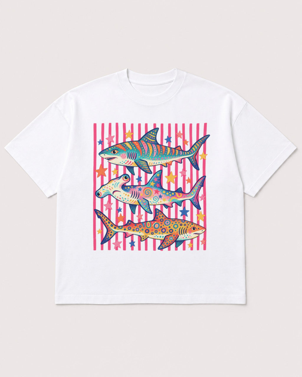 Mockup Boxy Heavyweight Tee White product