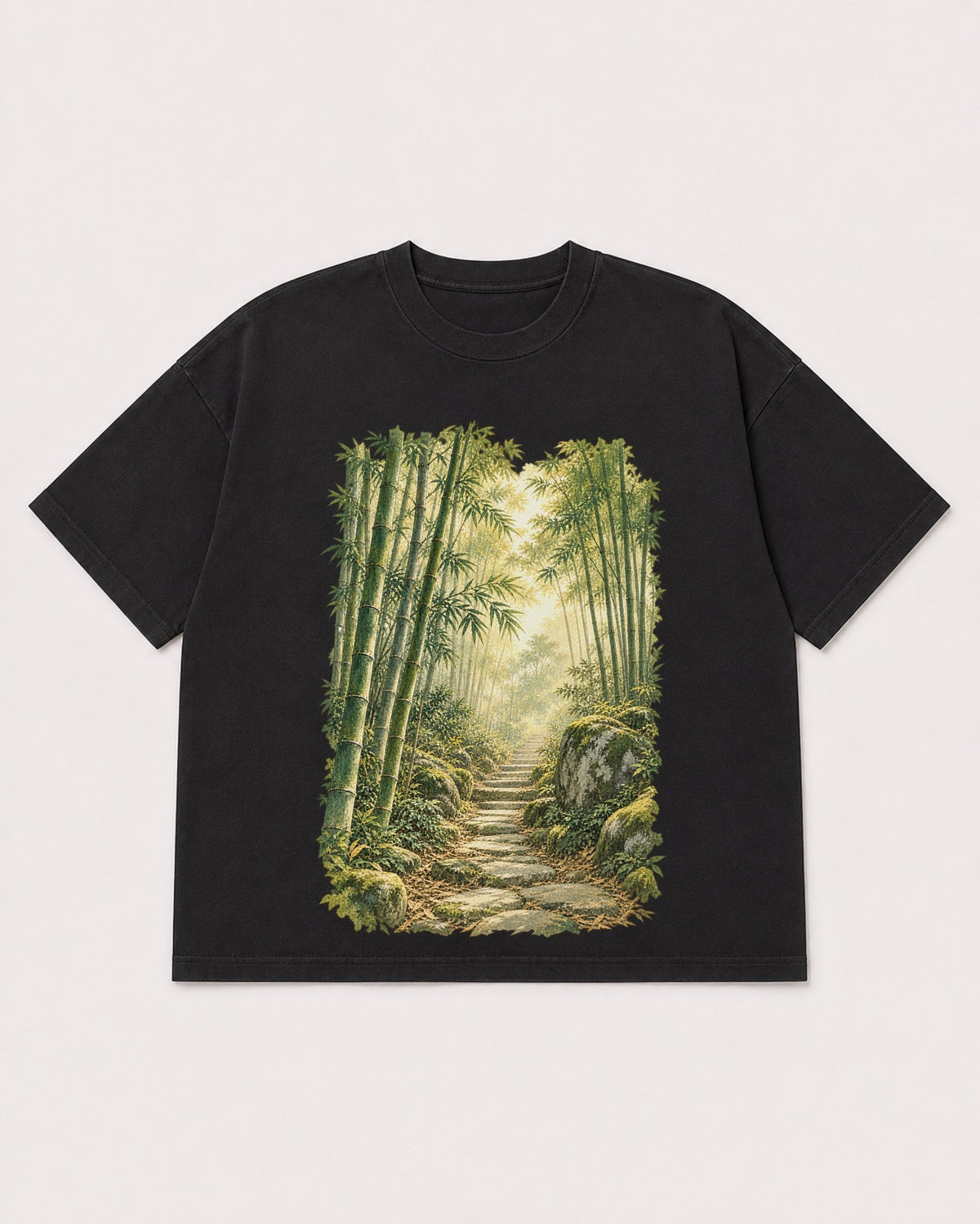 Mockup Boxy Heavyweight Tee Black product
