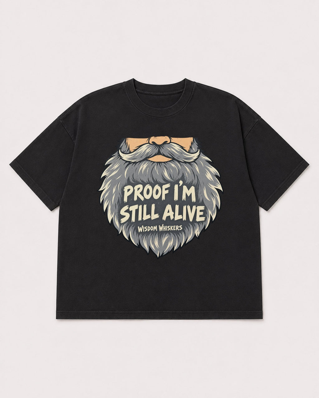 Mockup Boxy Heavyweight Tee Black product