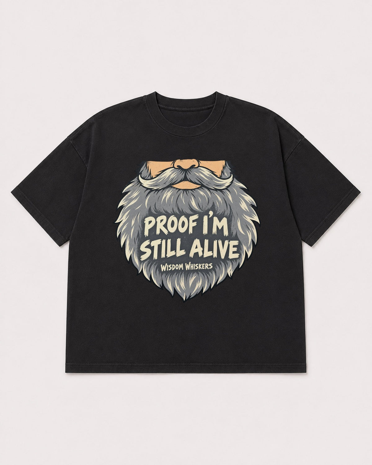 Mockup Boxy Heavyweight Tee Black product