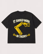 Mockup Boxy Heavyweight Tee Black product