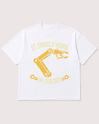 Mockup Boxy Heavyweight Tee White product