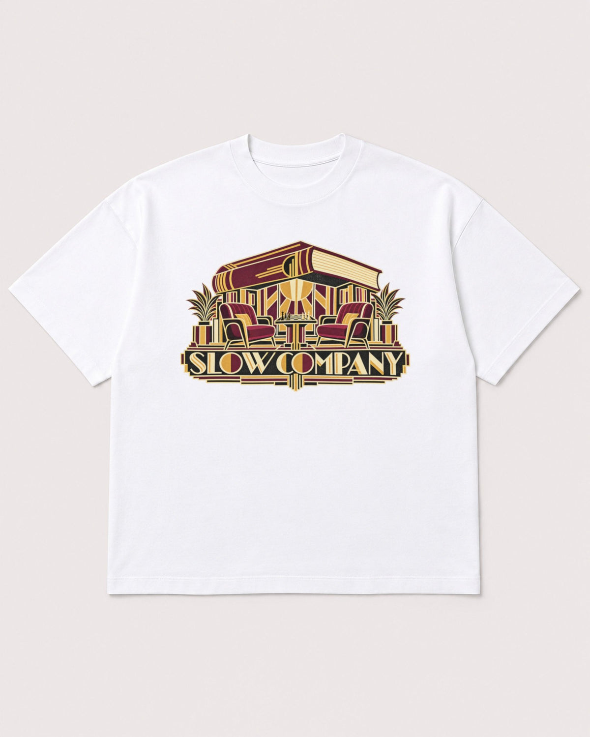 Mockup Boxy Heavyweight Tee White product