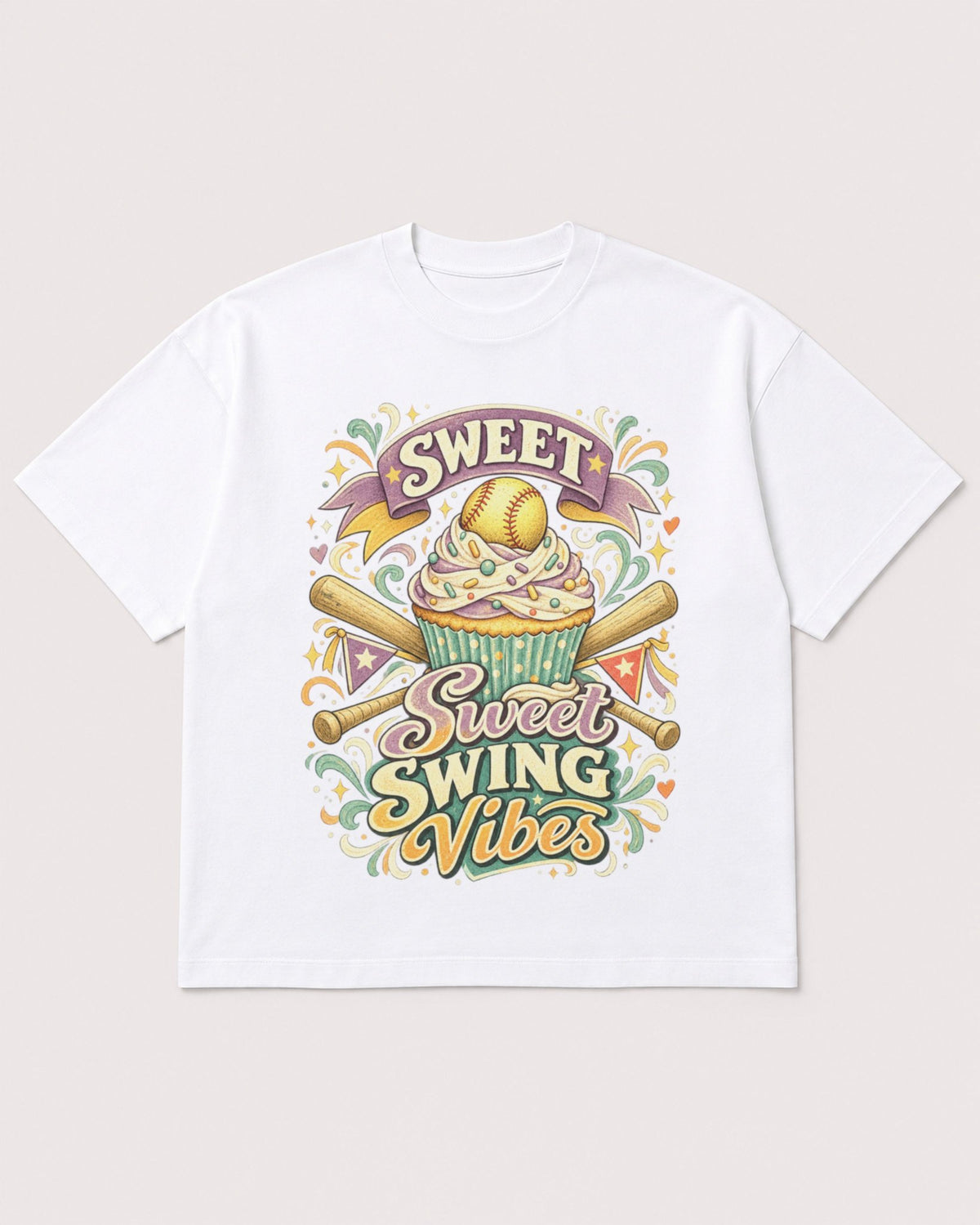 Mockup Boxy Heavyweight Tee White product
