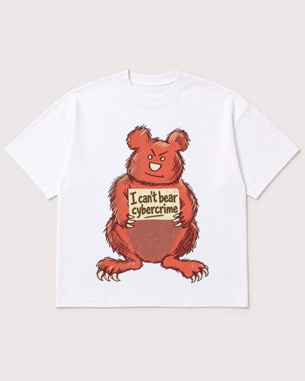 Mockup Boxy Heavyweight Tee White product