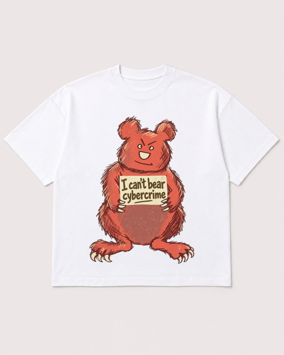 Mockup Boxy Heavyweight Tee White product