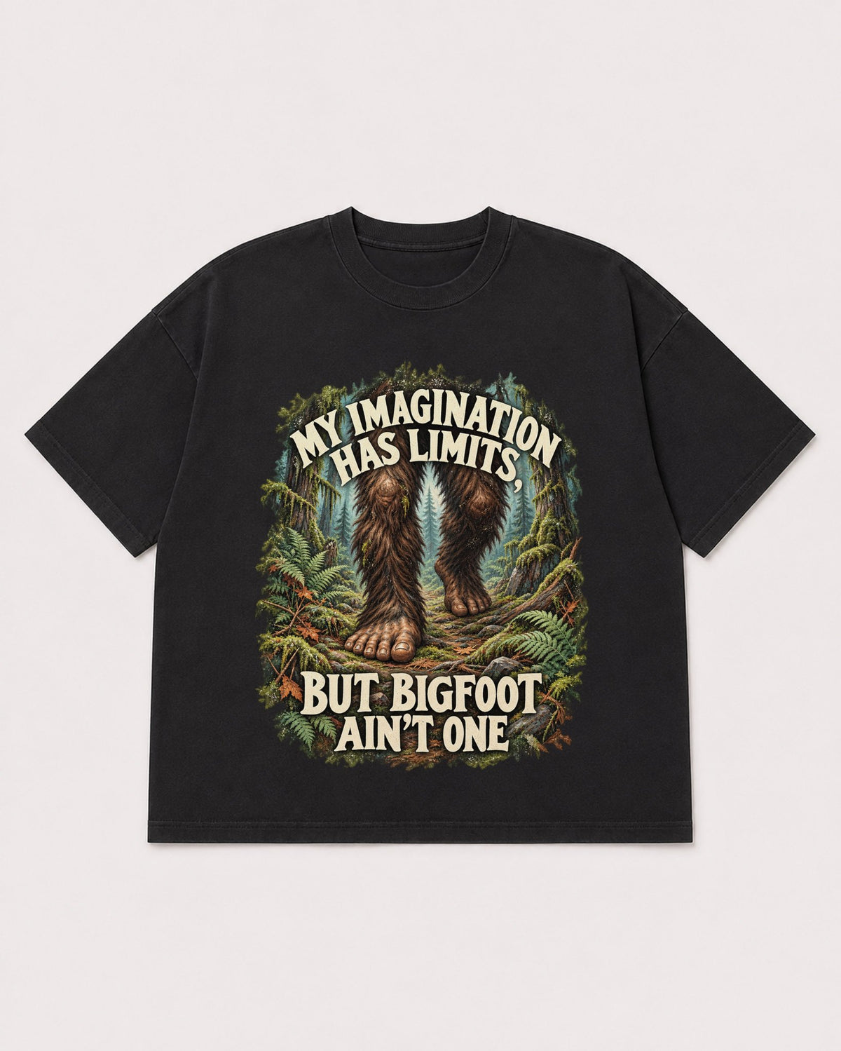 Mockup Boxy Heavyweight Tee Black product