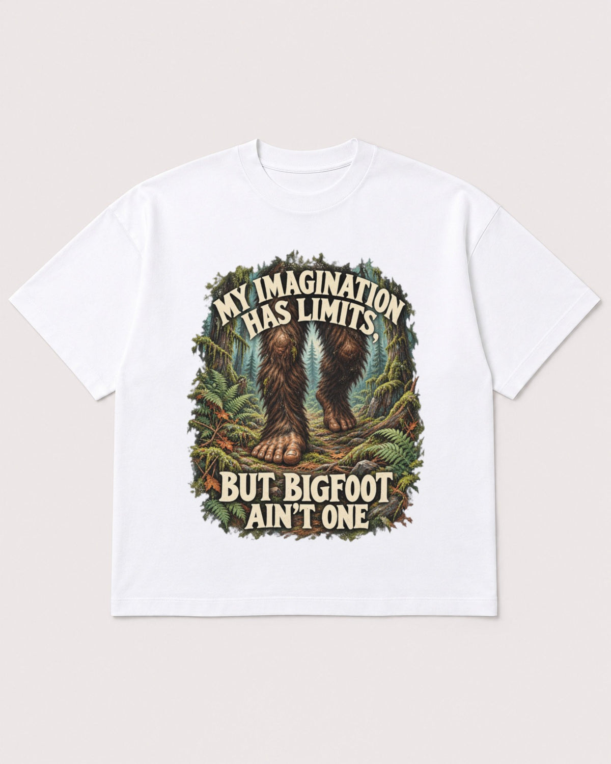 Mockup Boxy Heavyweight Tee White product