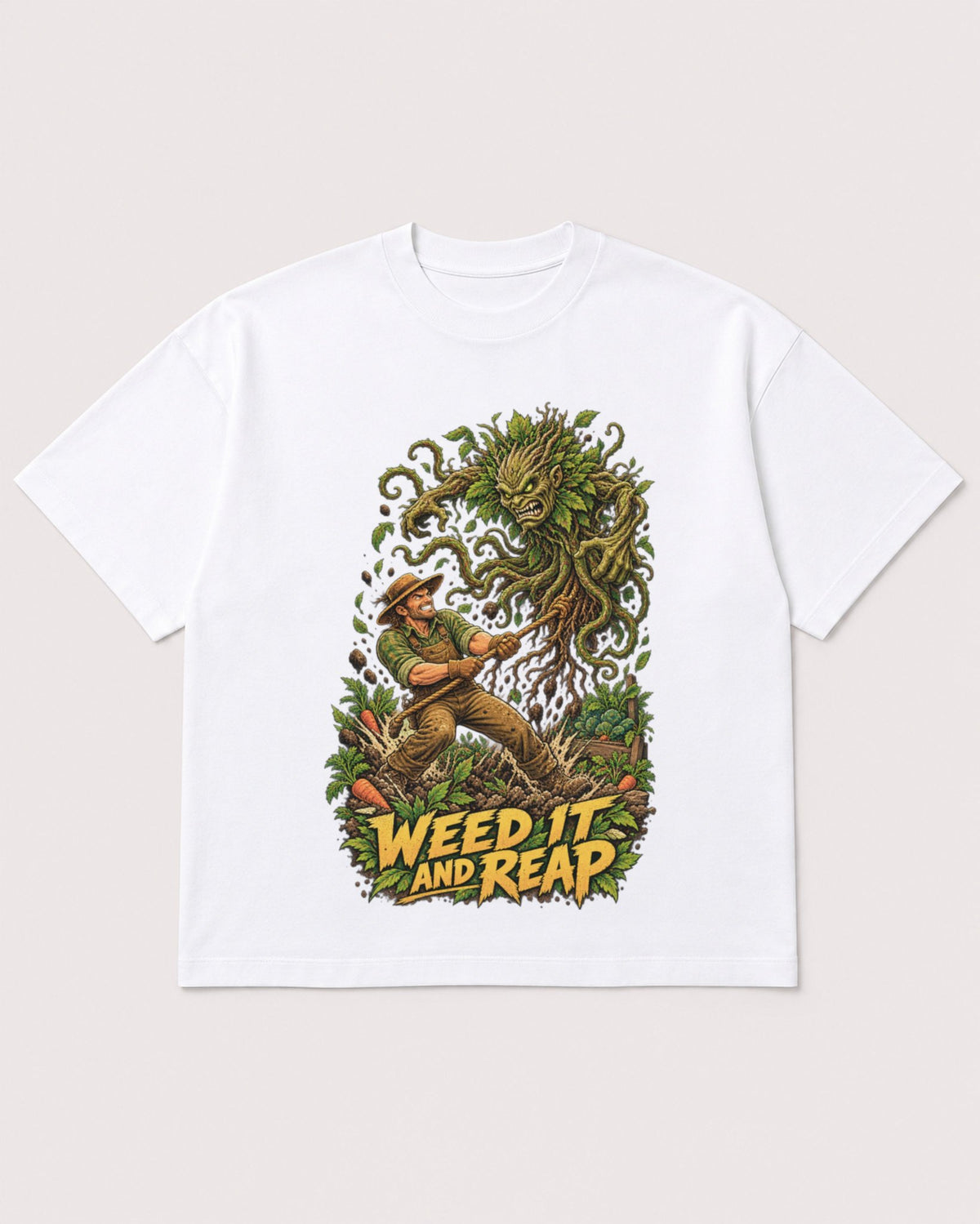 Mockup Boxy Heavyweight Tee White product