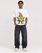 Mockup Boxy Heavyweight Tee White male full-body 05