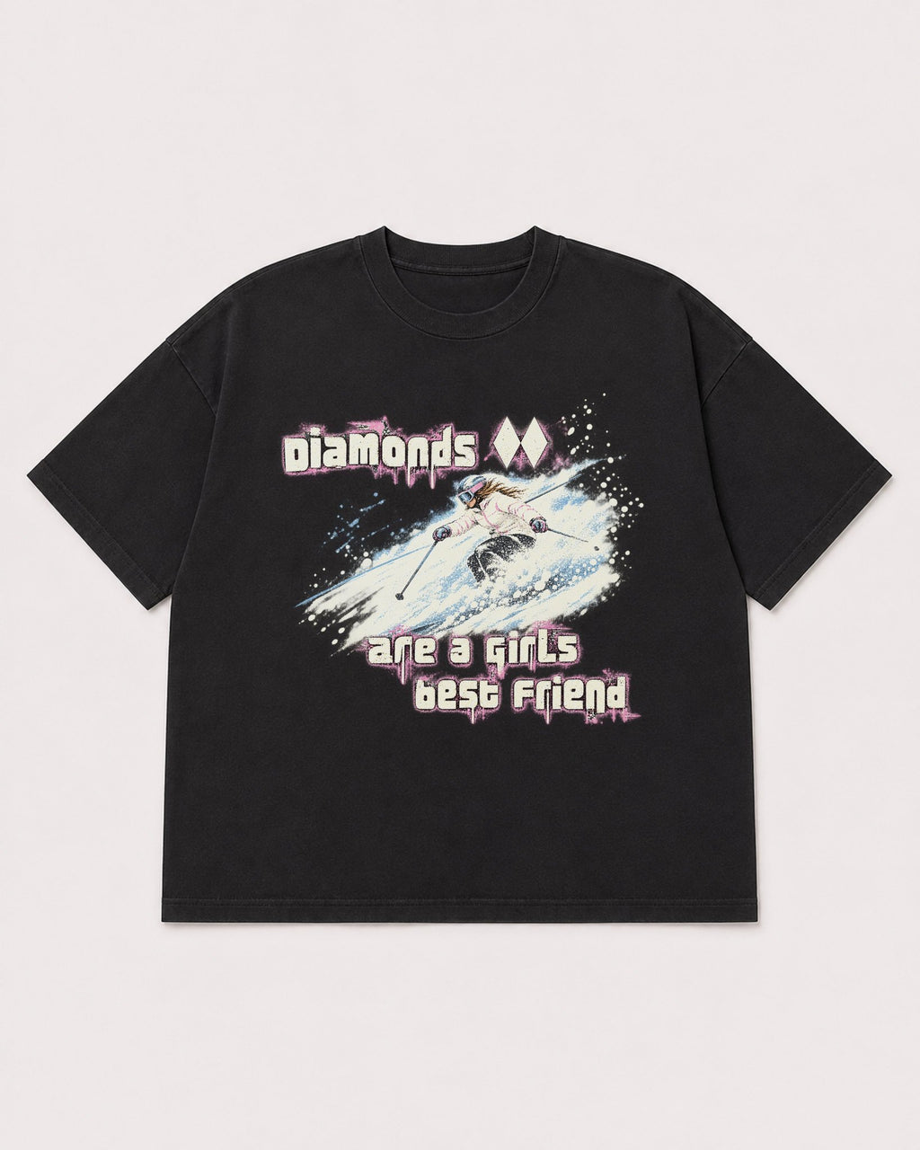 Mockup Boxy Heavyweight Tee Black product