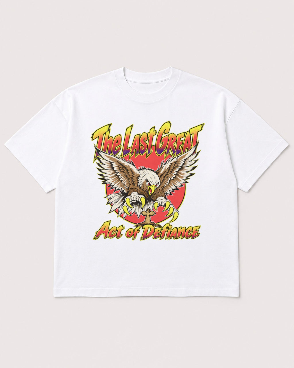 Mockup Boxy Heavyweight Tee White product