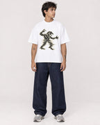 Mockup Boxy Heavyweight Tee White male full-body 06