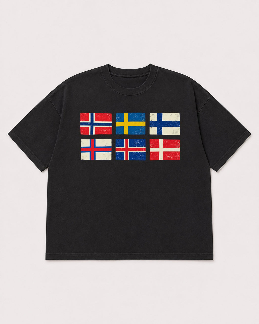 Mockup Boxy Heavyweight Tee Black product