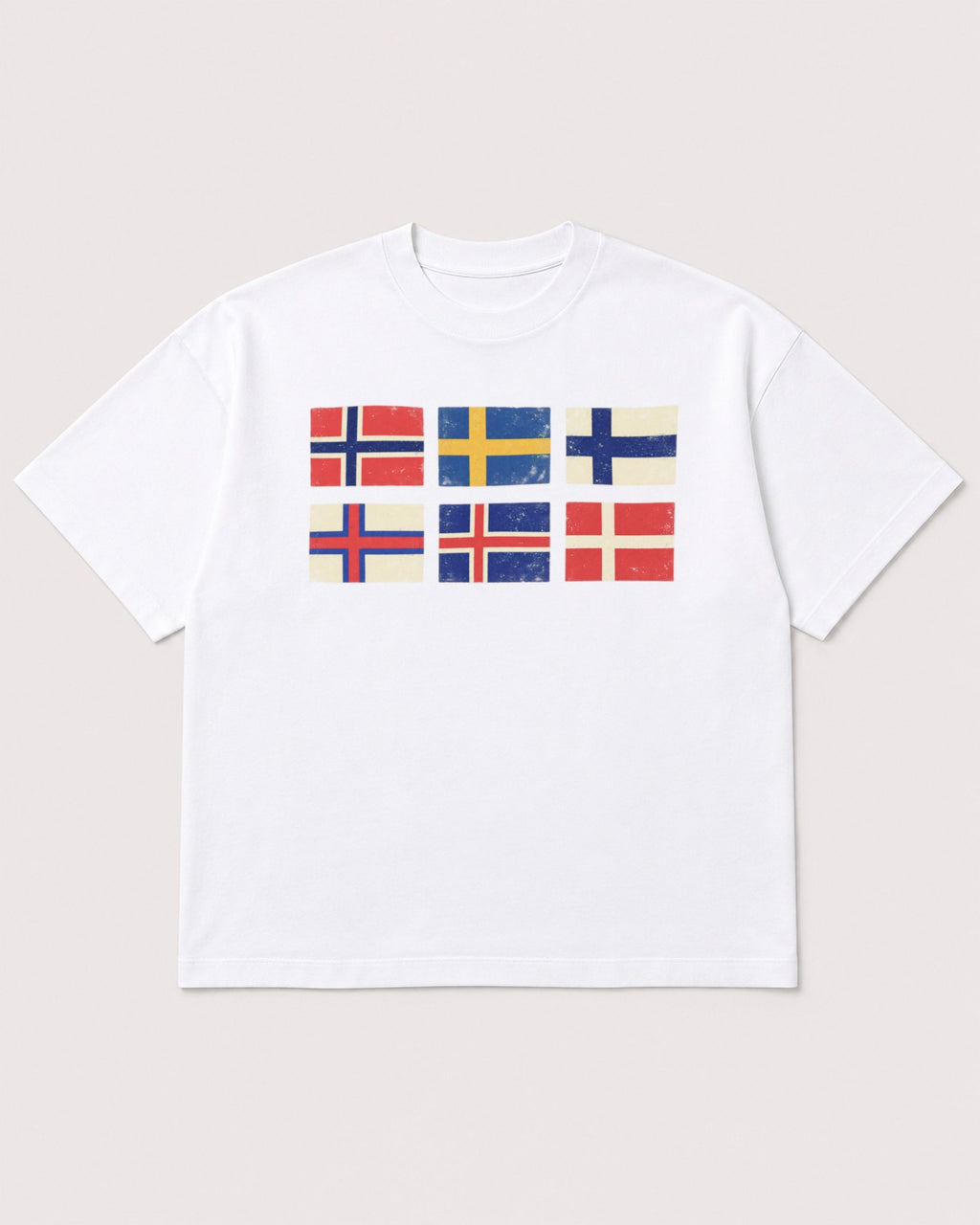 Mockup Boxy Heavyweight Tee White product