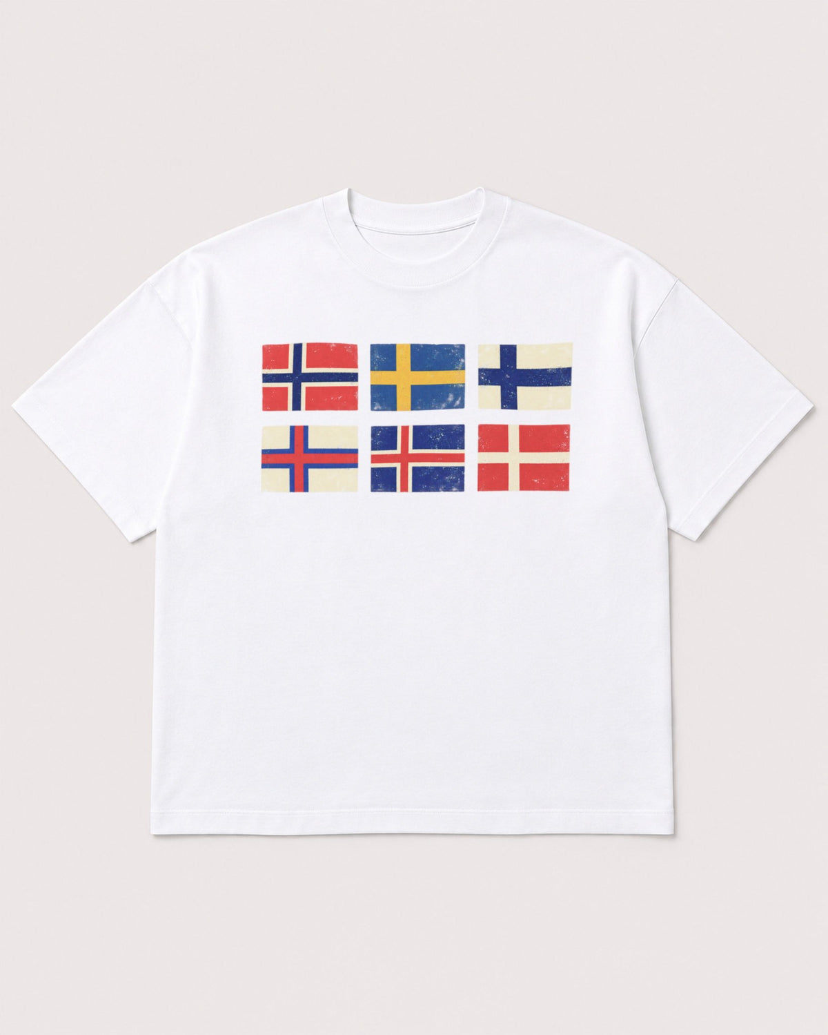 Mockup Boxy Heavyweight Tee White product