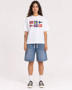 Mockup Boxy Heavyweight Tee White female full-body 06
