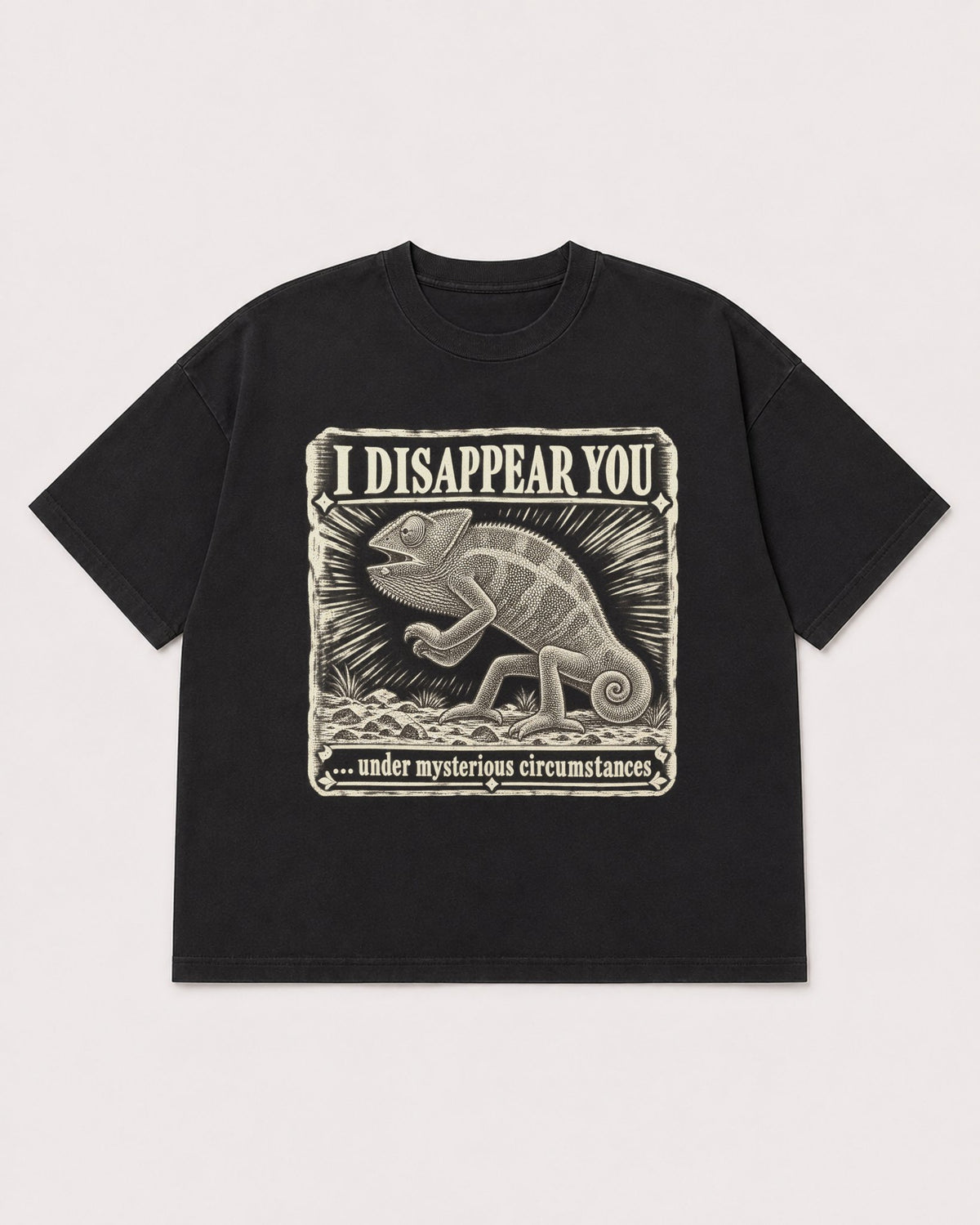 Mockup Boxy Heavyweight Tee Black product