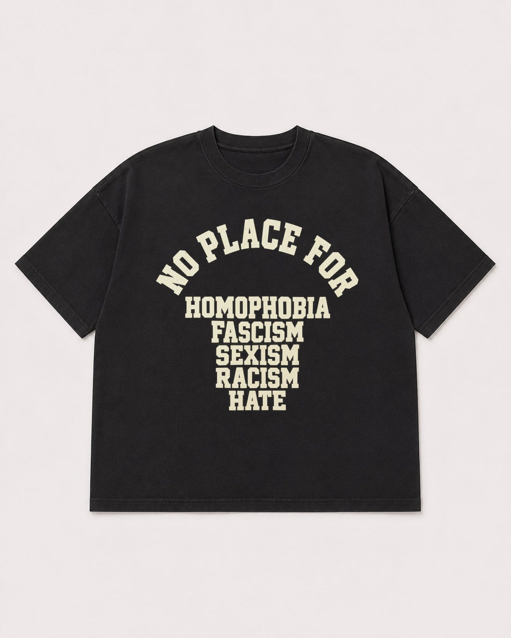 Mockup Boxy Heavyweight Tee Black product