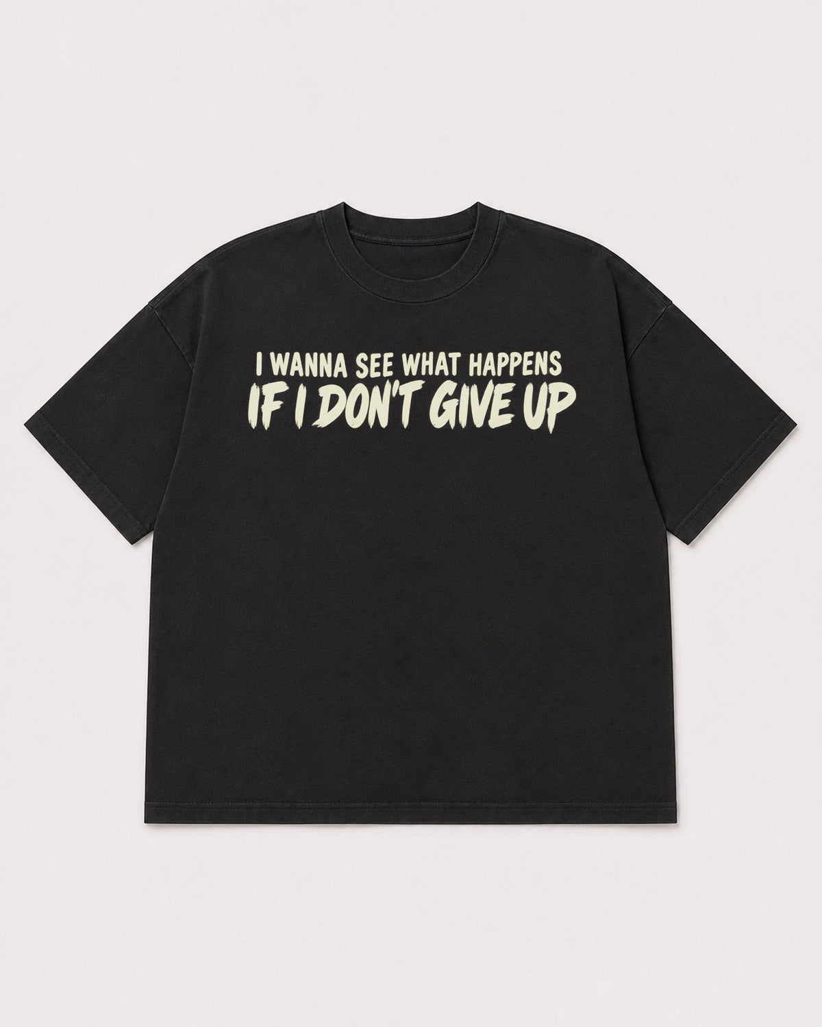 Mockup Boxy Heavyweight Tee Black product
