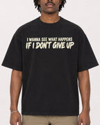 Mockup Boxy Heavyweight Tee Black male close-up 04