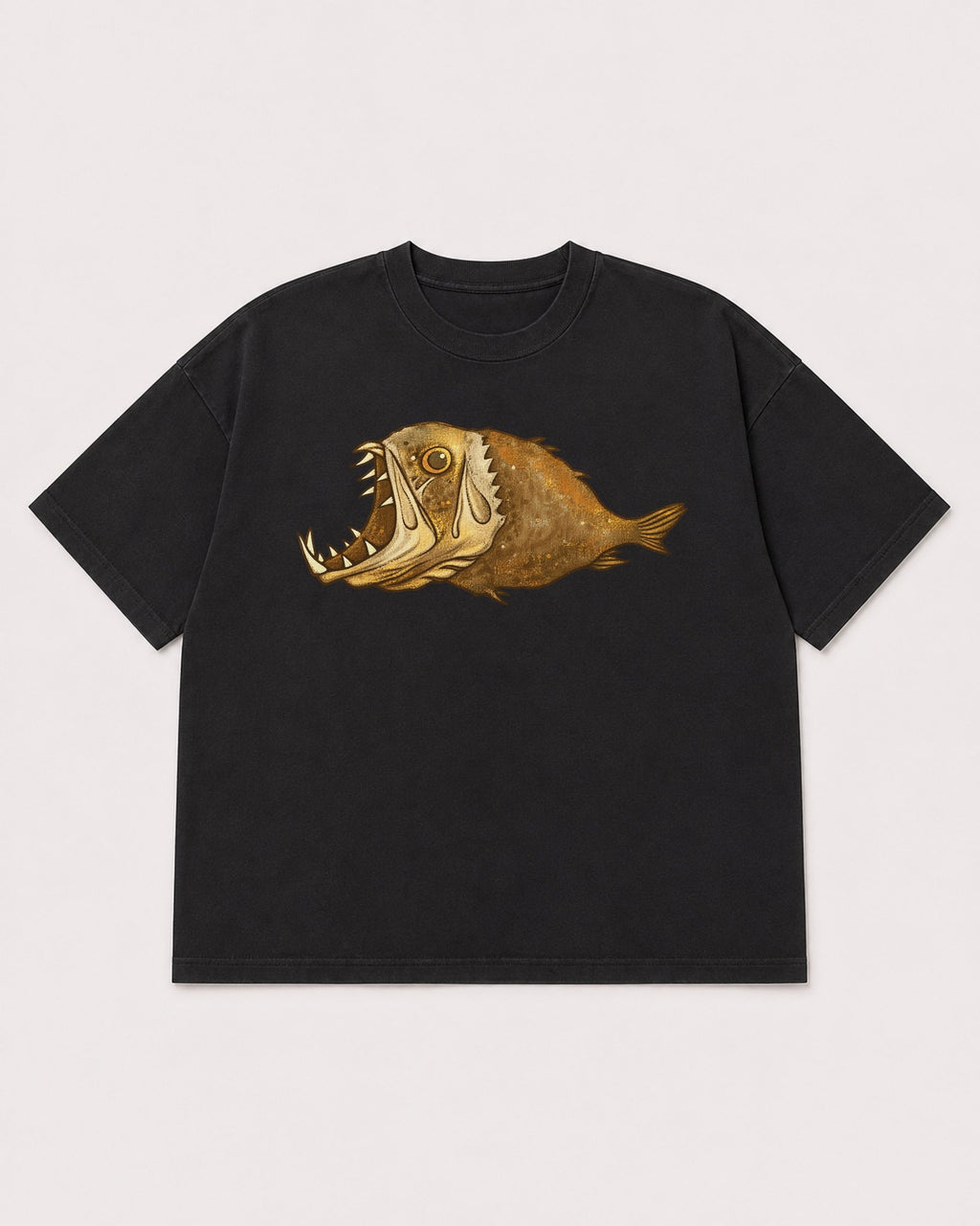 Mockup Boxy Heavyweight Tee Black product