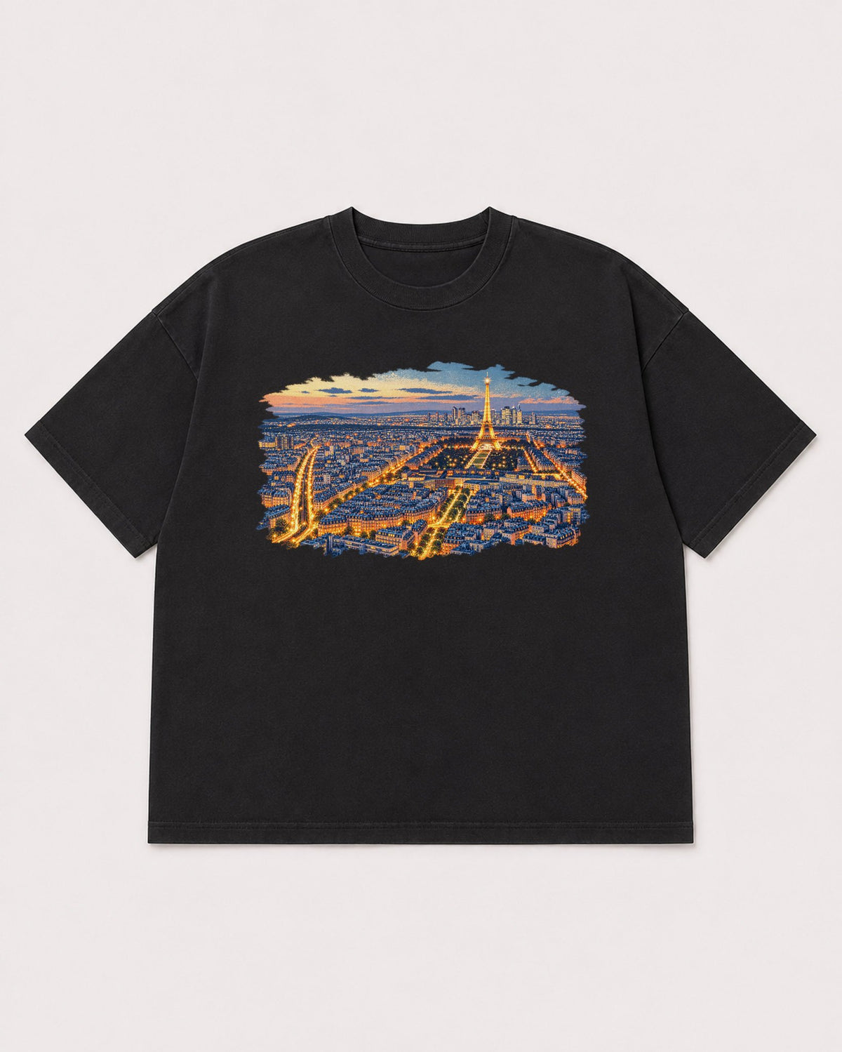 Mockup Boxy Heavyweight Tee Black product