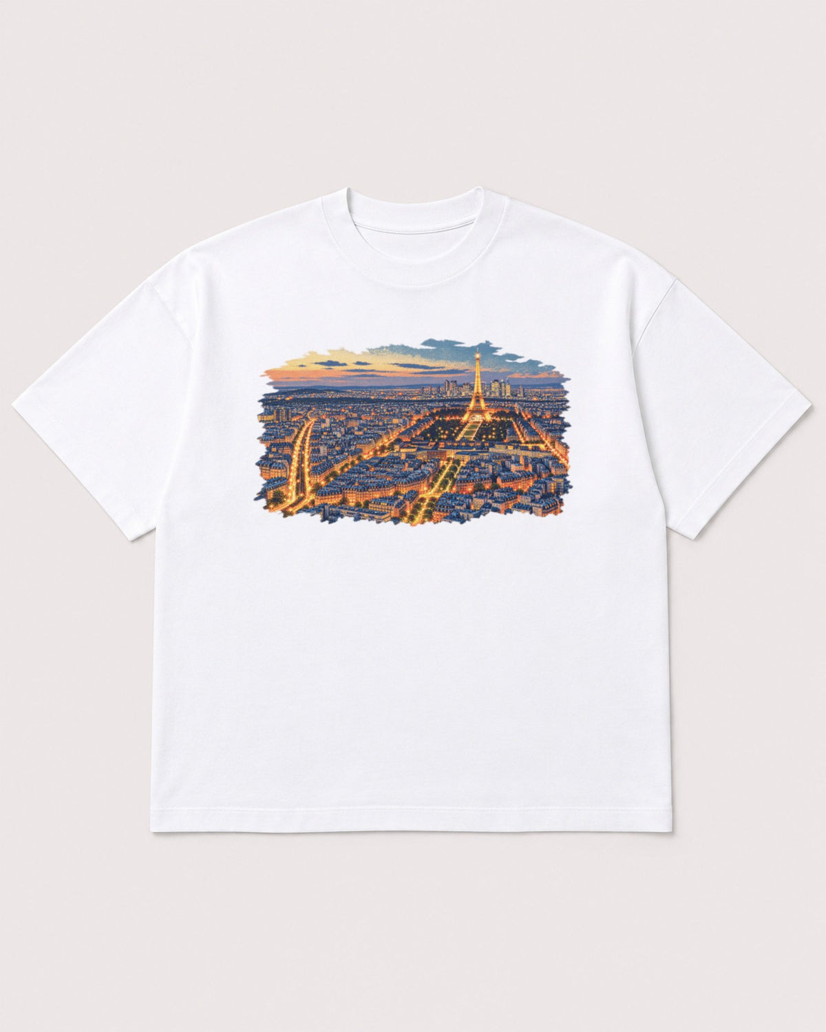 Mockup Boxy Heavyweight Tee White product