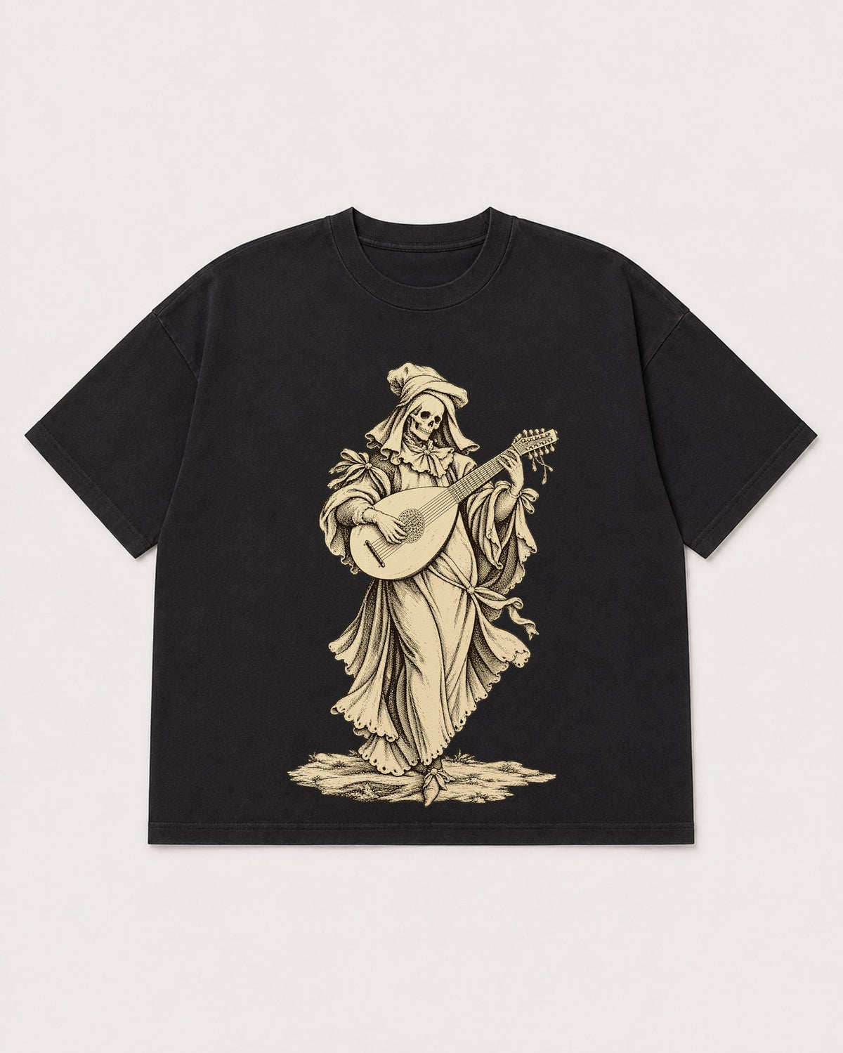 Mockup Boxy Heavyweight Tee Black product