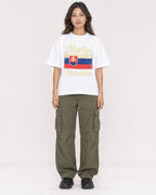 Mockup Boxy Heavyweight Tee White female full-body 02