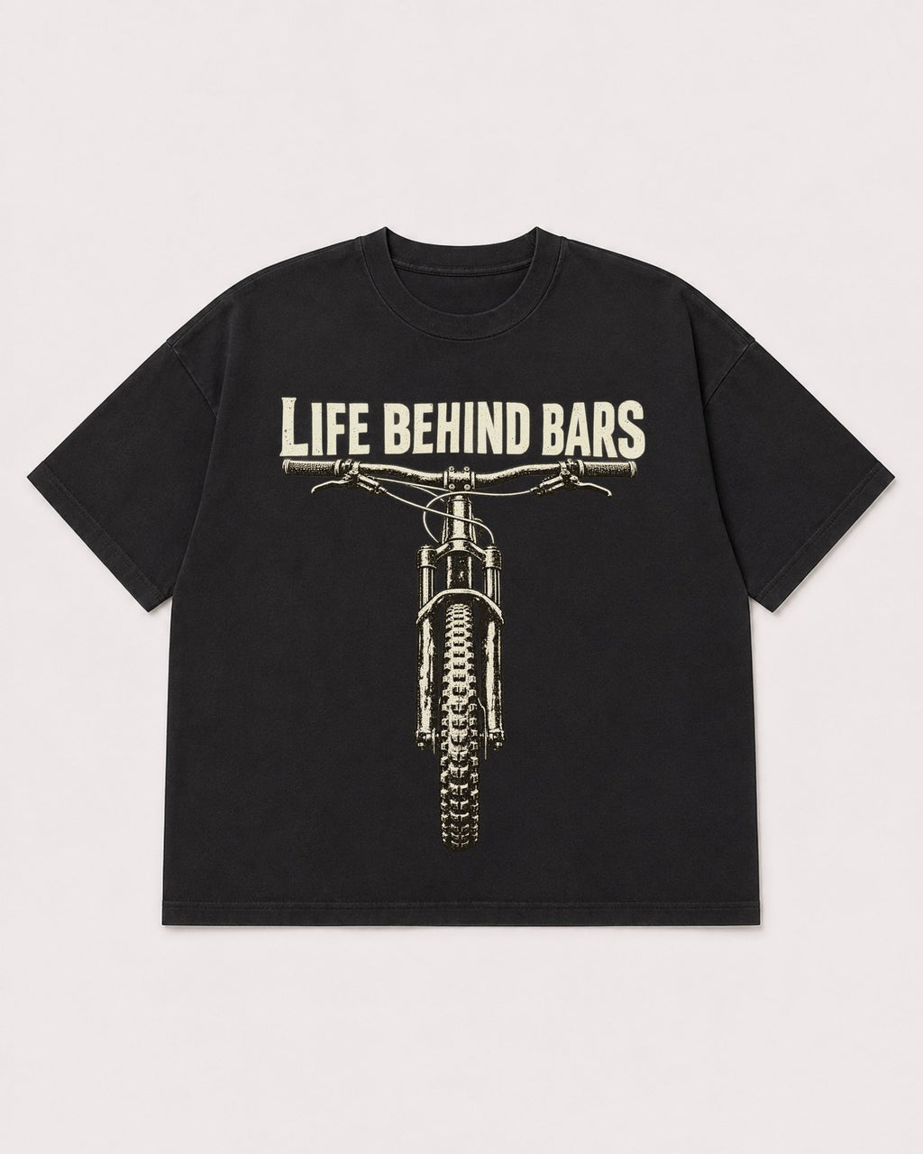 Mockup Boxy Heavyweight Tee Black product