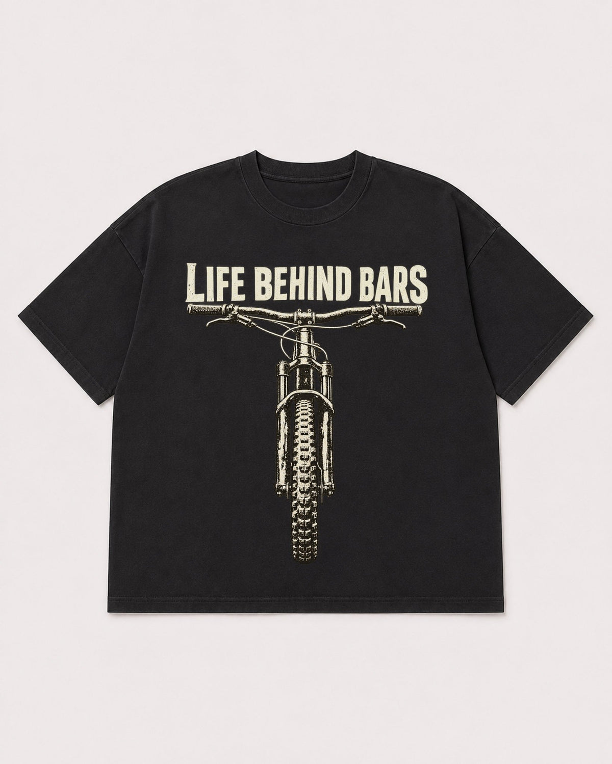 Mockup Boxy Heavyweight Tee Black product