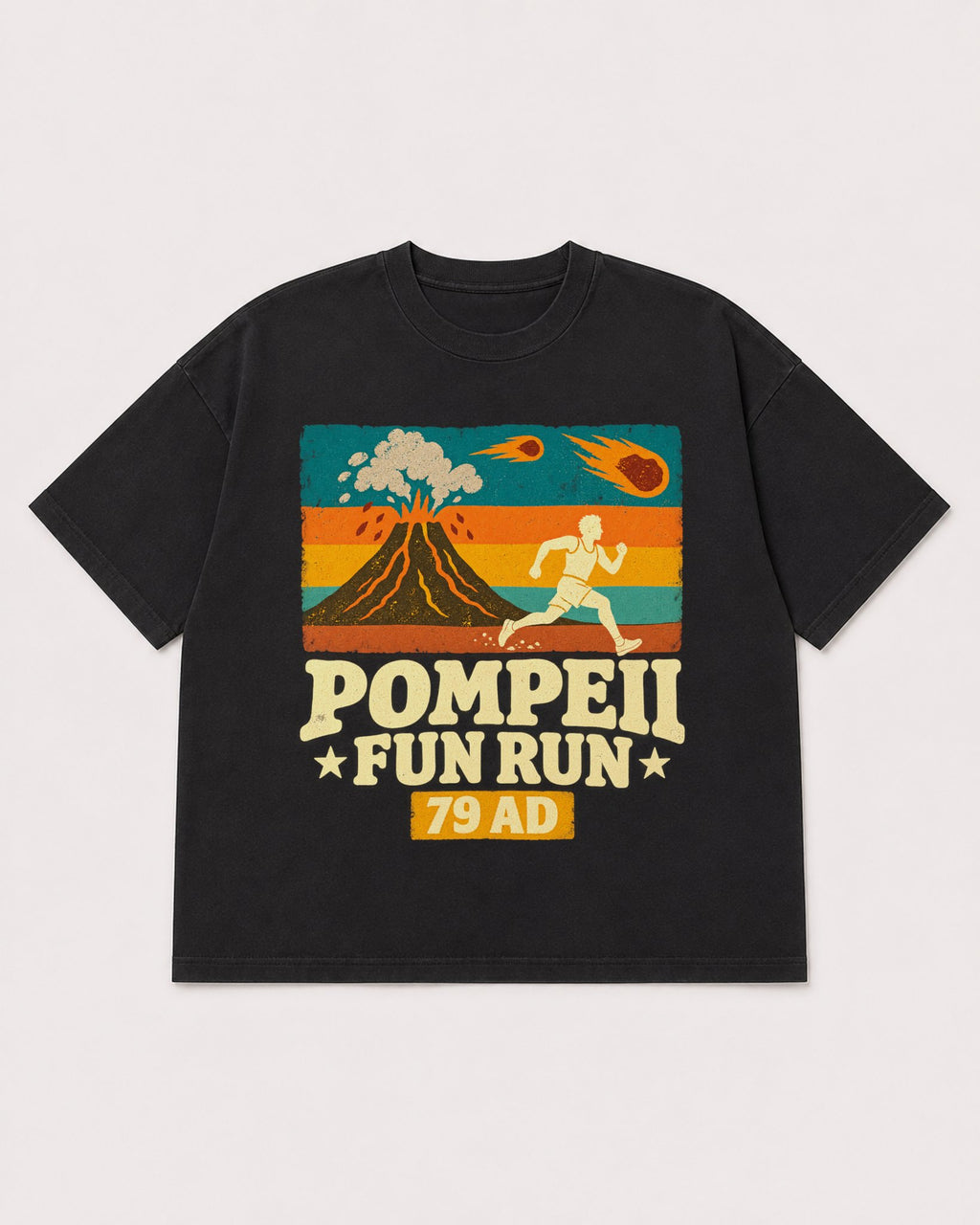 Mockup Boxy Heavyweight Tee Black product