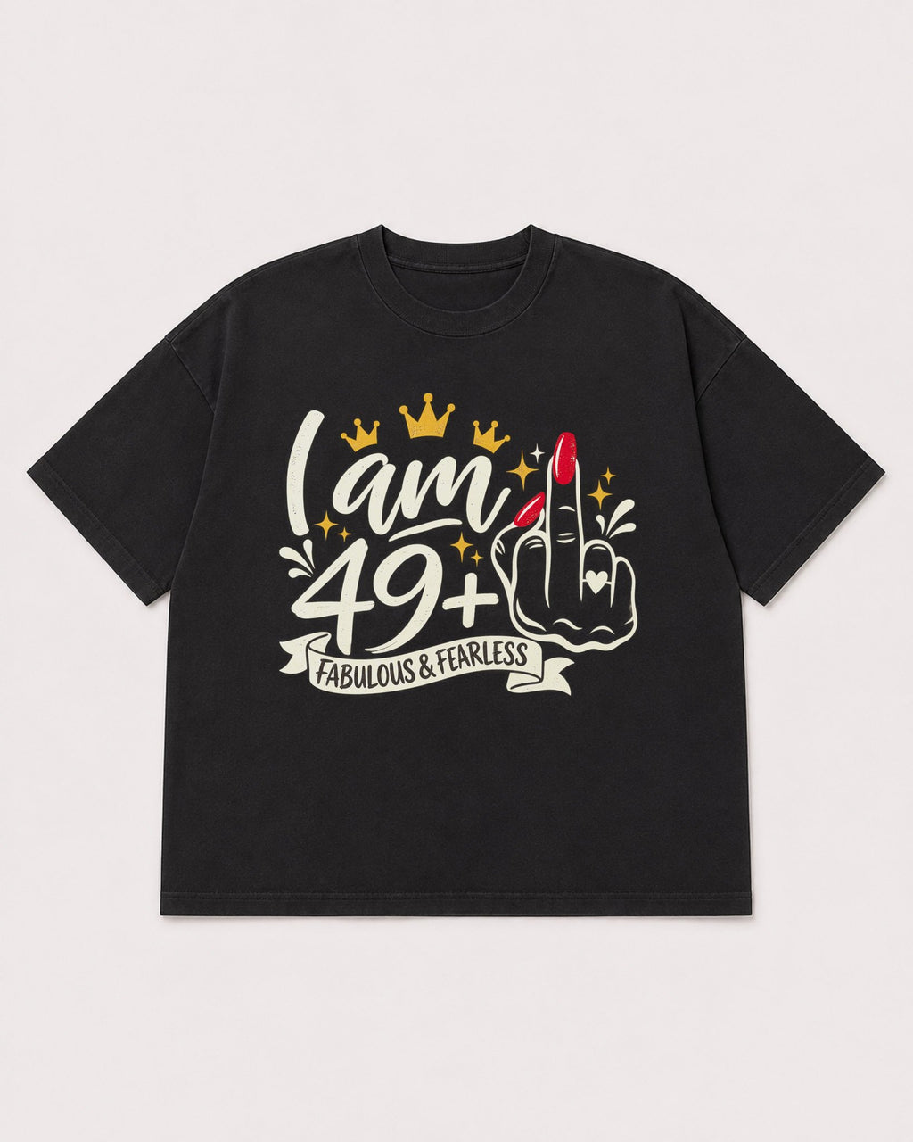 Mockup Boxy Heavyweight Tee Black product