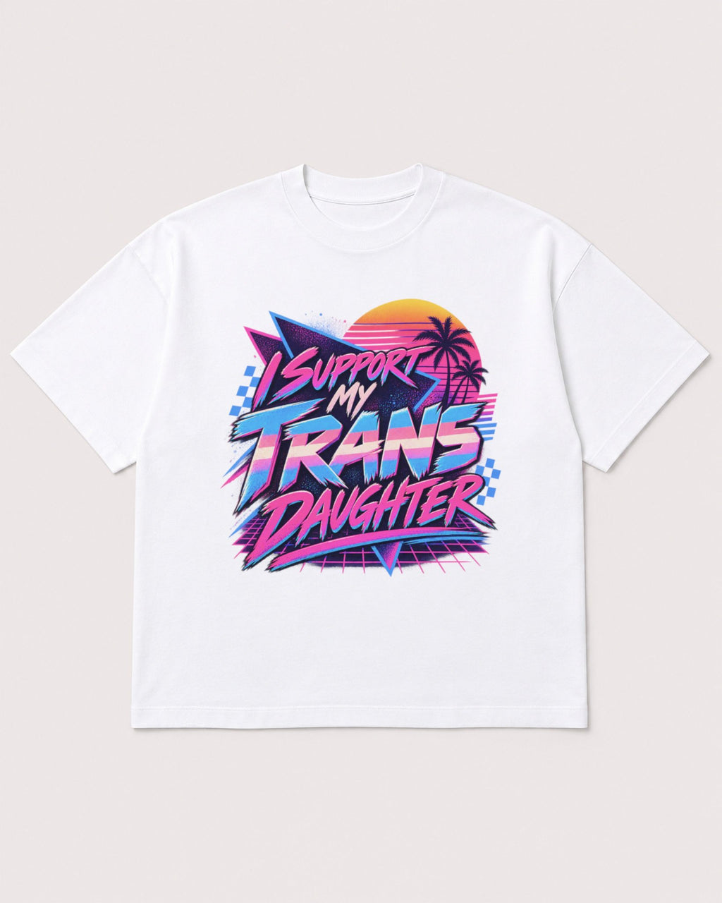 Mockup Boxy Heavyweight Tee White product
